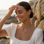 Sophie Opal Drop Necklace