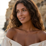 Colette Pave Heart Necklace