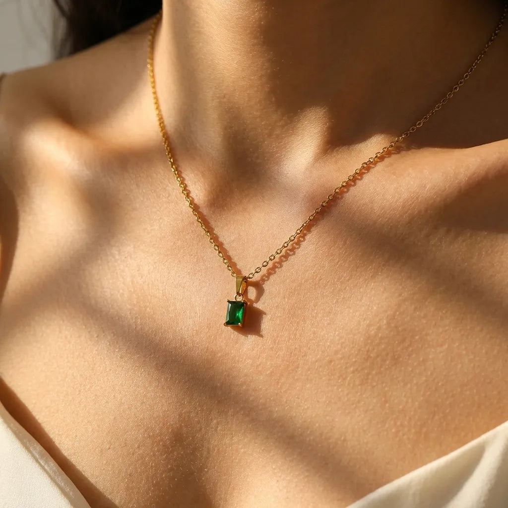 Jasmine Green Necklace