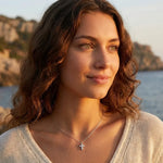 Chloé Crystal Cross Pendant
