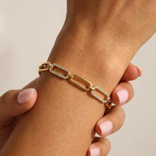 Sofia Gold Link Bracelet