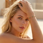 Francia Green Heart Bracelet