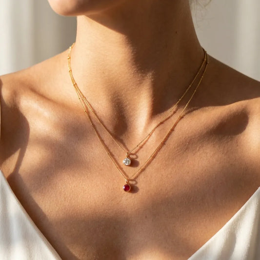 Amelia Birthstone Necklace