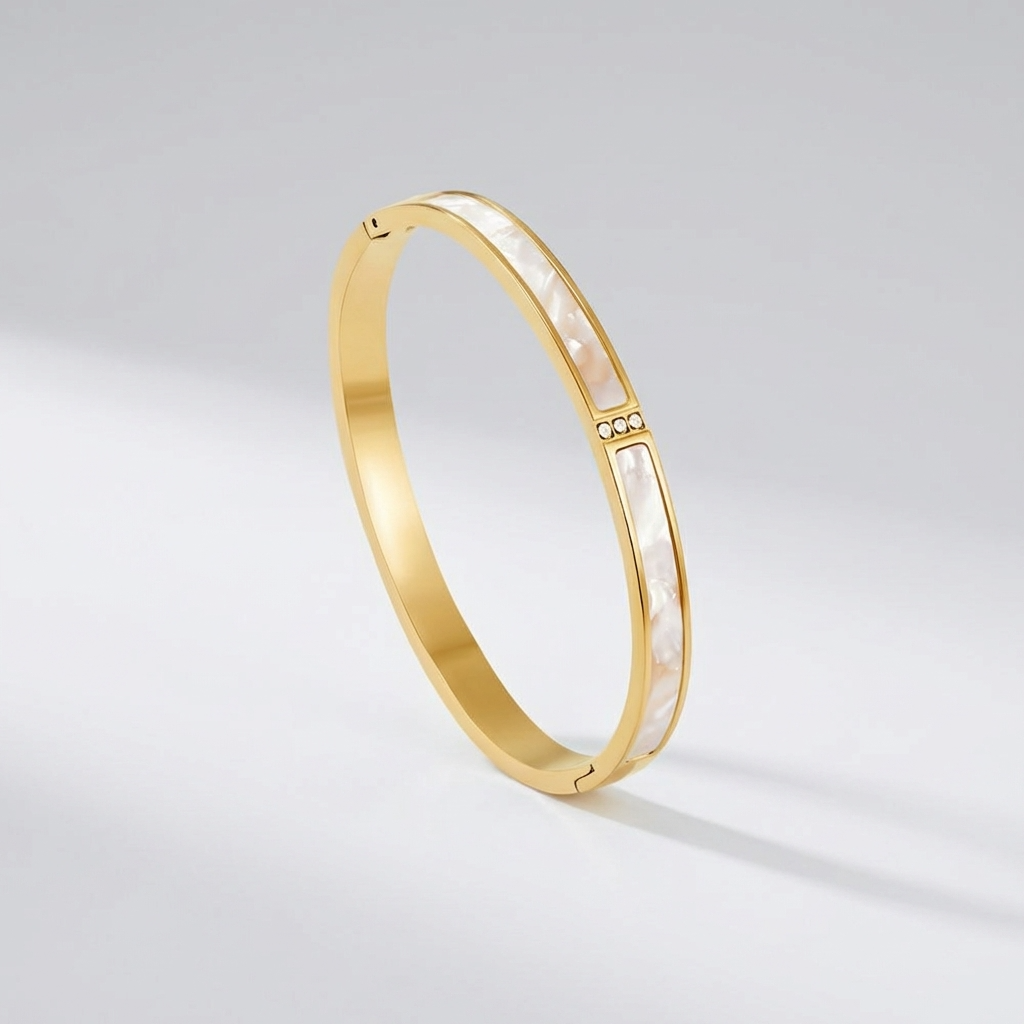 Sarah White Bangle