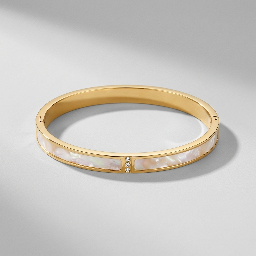 Sarah White Bangle