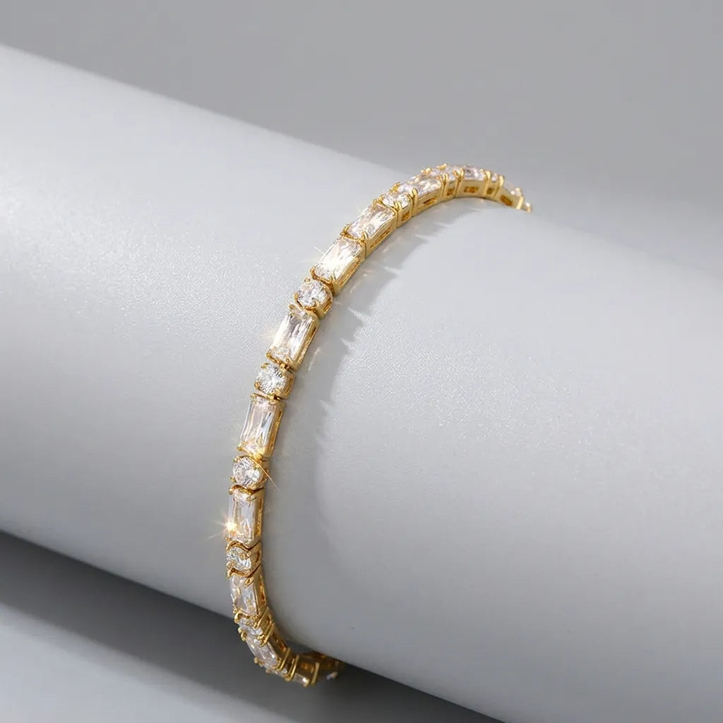 Aurélie Crystal Tennis Bracelet