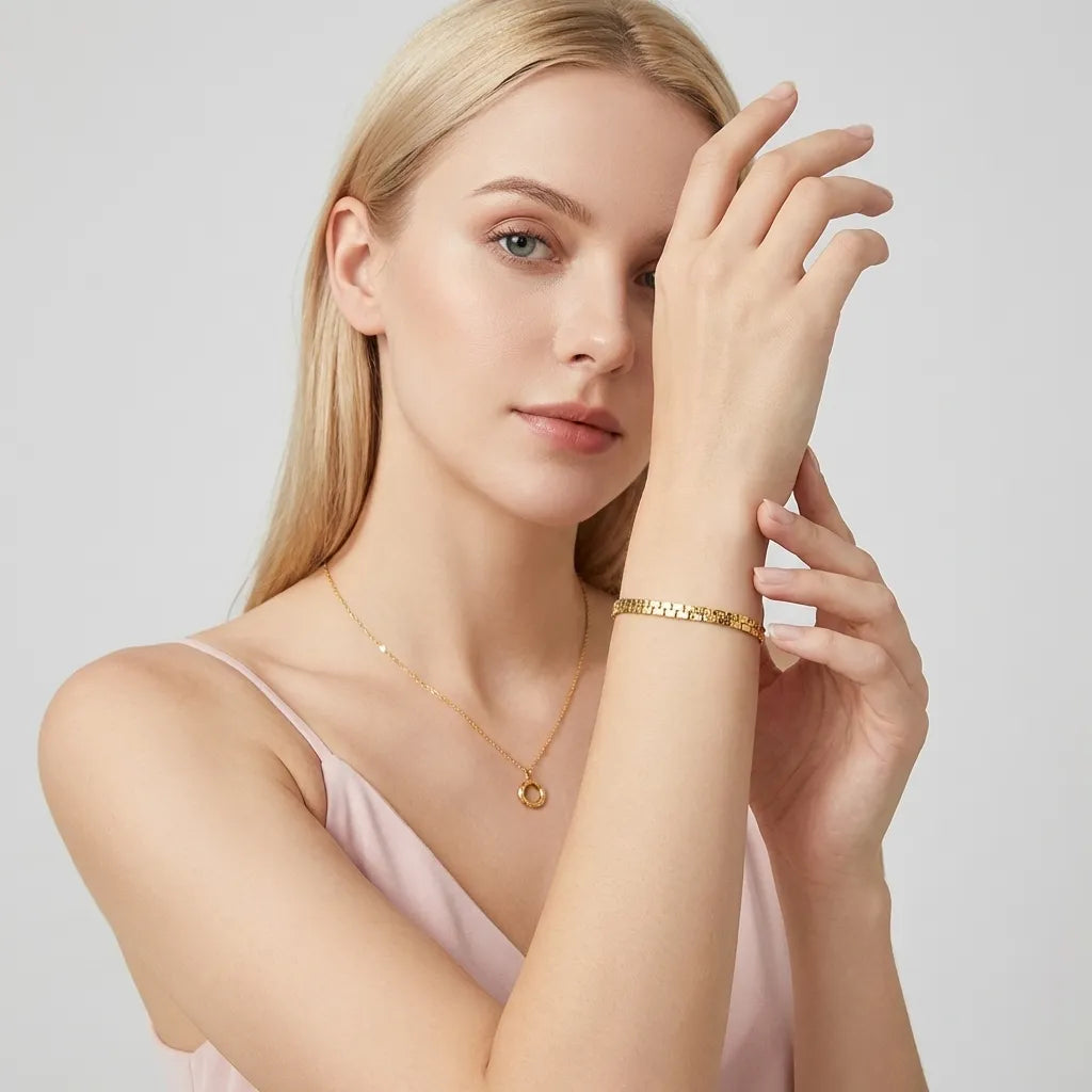 Emma Link Gold Bracelet