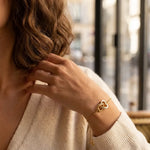 Sofia Linked Hearts Bracelet
