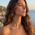 Emerald Clover Necklace