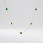 Francia Green Necklace