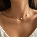Élise Dainty Pearl Necklace