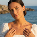 Aria Gold Dot Necklace