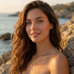 Aria Gold Dot Necklace