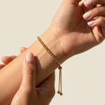 Beaded Gold Bracelet