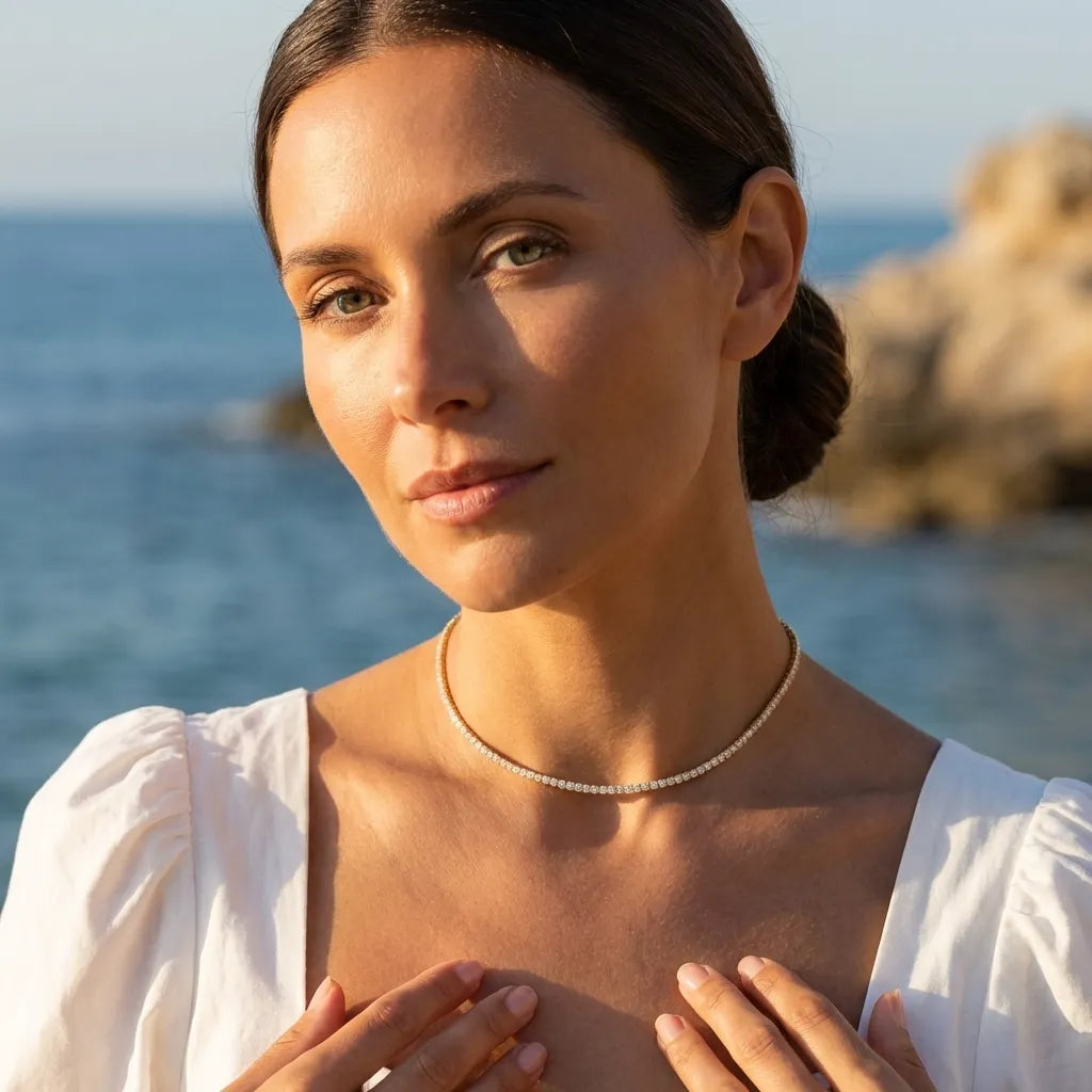 Sophie Lumière Tennis Choker