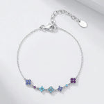 Aurélie Silver Cluster Bracelet