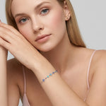 Aurélie Silver Cluster Bracelet