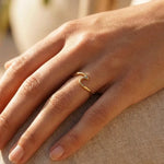 Wave Gold Ring