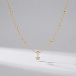 Mia Flower Crystal Necklace