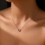 Isla Linked Circle Necklace