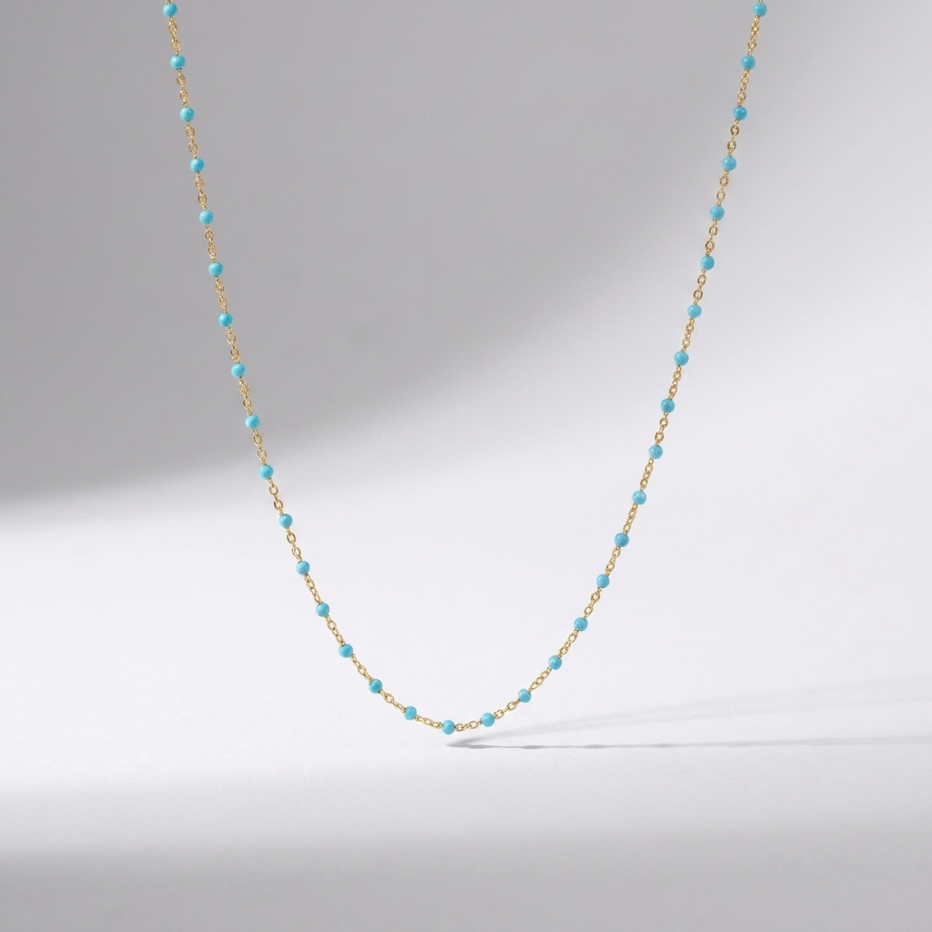 Capri Turquoise Chain Necklace
