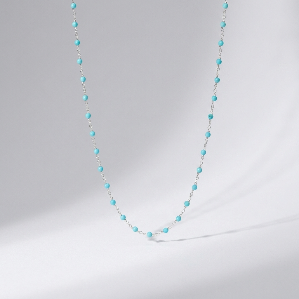 Capri Turquoise Chain Necklace