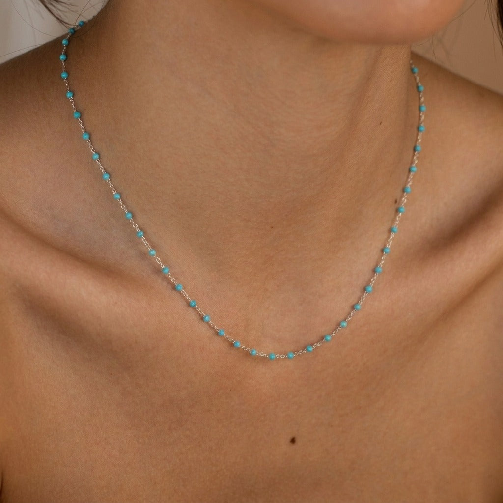 Capri Turquoise Chain Necklace