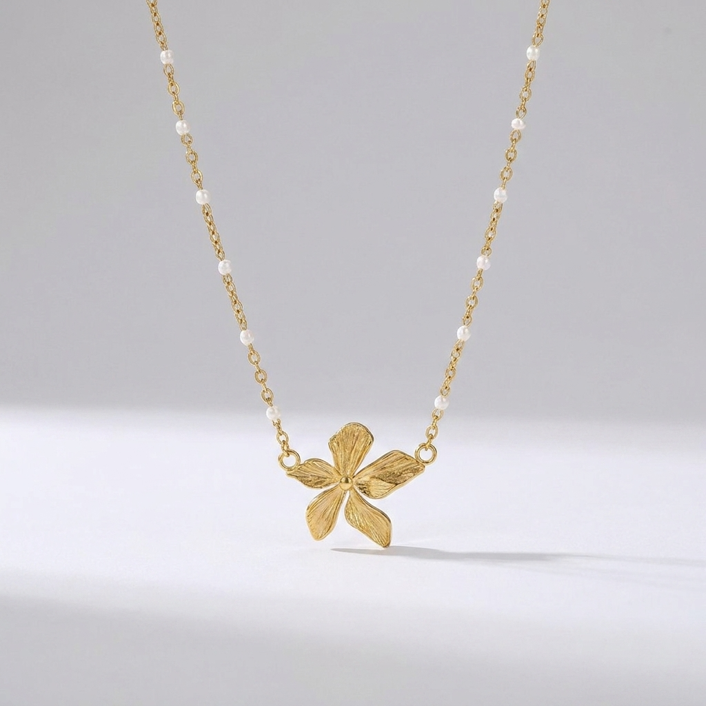 Flora Bead Necklace