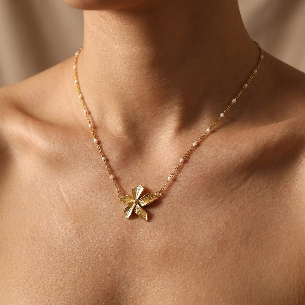 Flora Bead Necklace