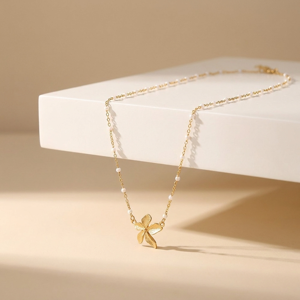 Flora Bead Necklace