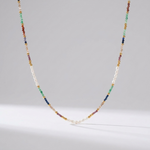 Sienna Rainbow Beaded Necklace