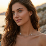 Elise Marguerite Croix Necklace