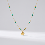 Alla Gold Shell & Beads Necklace