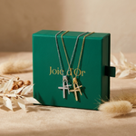 Camille Double Cross Necklace