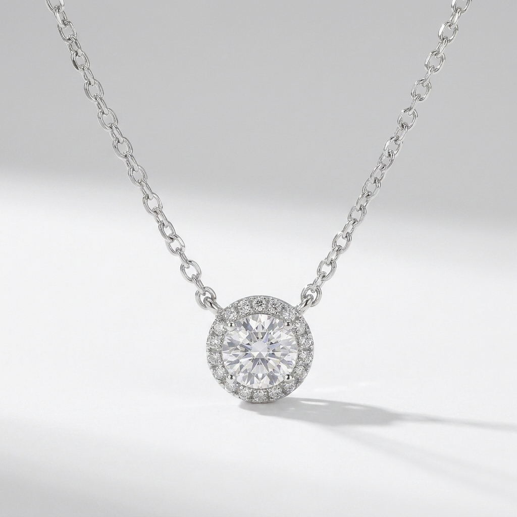 Olivia Cercle Halo Necklace