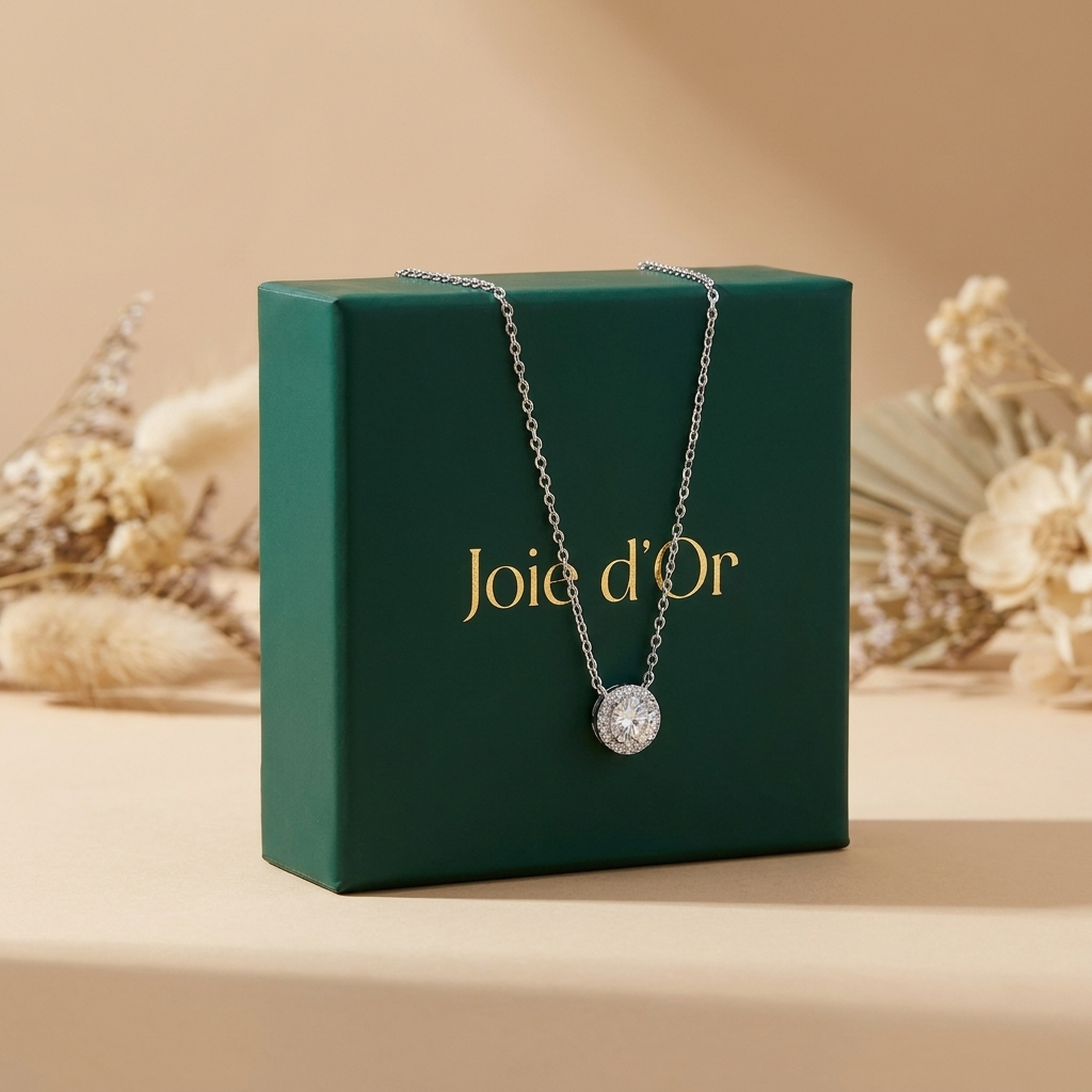 Olivia Cercle Halo Necklace