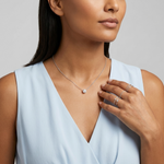 Olivia Cercle Halo Necklace