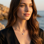 Olivia Cercle Halo Necklace