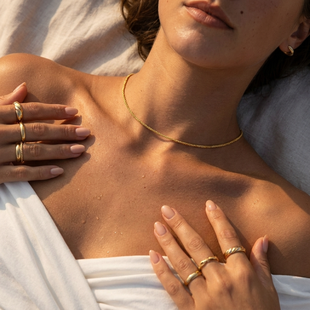 Abigail Gold Chain Necklace