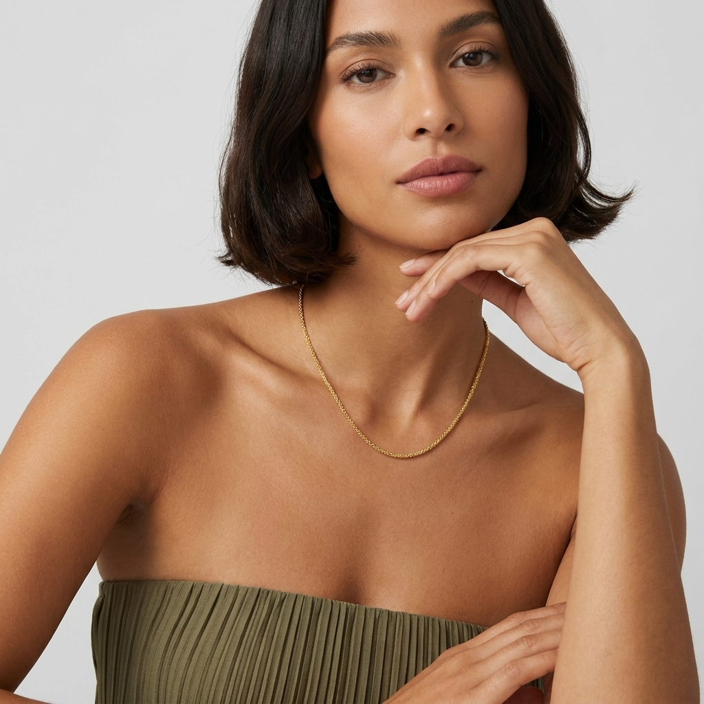 Abigail Gold Chain Necklace