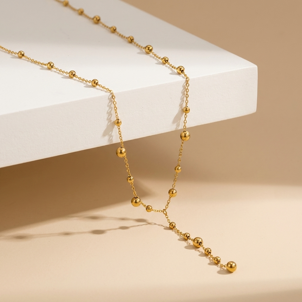 Aurélie Golden Drop Necklace
