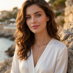 Aurélie Golden Drop Necklace