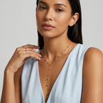 Aurélie Golden Drop Necklace