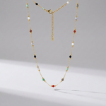 Alla Beaded Stone Necklace