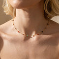 Alla Beaded Stone Necklace