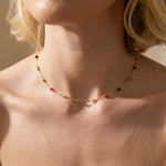 Alla Beaded Stone Necklace