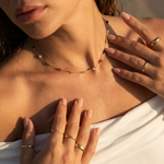 Alla Beaded Stone Necklace