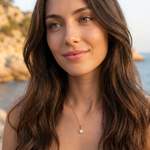 Elisa Crystal Flower Necklace