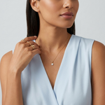 Elisa Crystal Flower Necklace