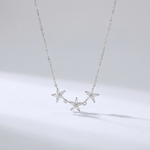 Maia Crystal Flower Necklace